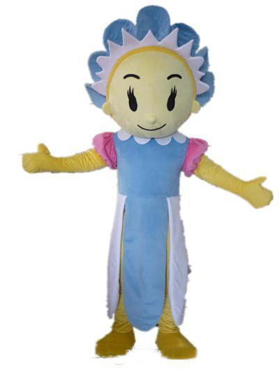 

2018 High quality hot Good vision and good Ventilation a thin flower man mascot costume for adult to wear