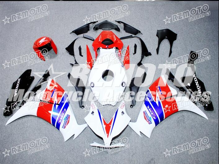 

3 free gifts For Honda CBR1000RR 2012 2013 1000RR 12 13 ABS Injection Motorcycle Full Fairing Kit Red White T3