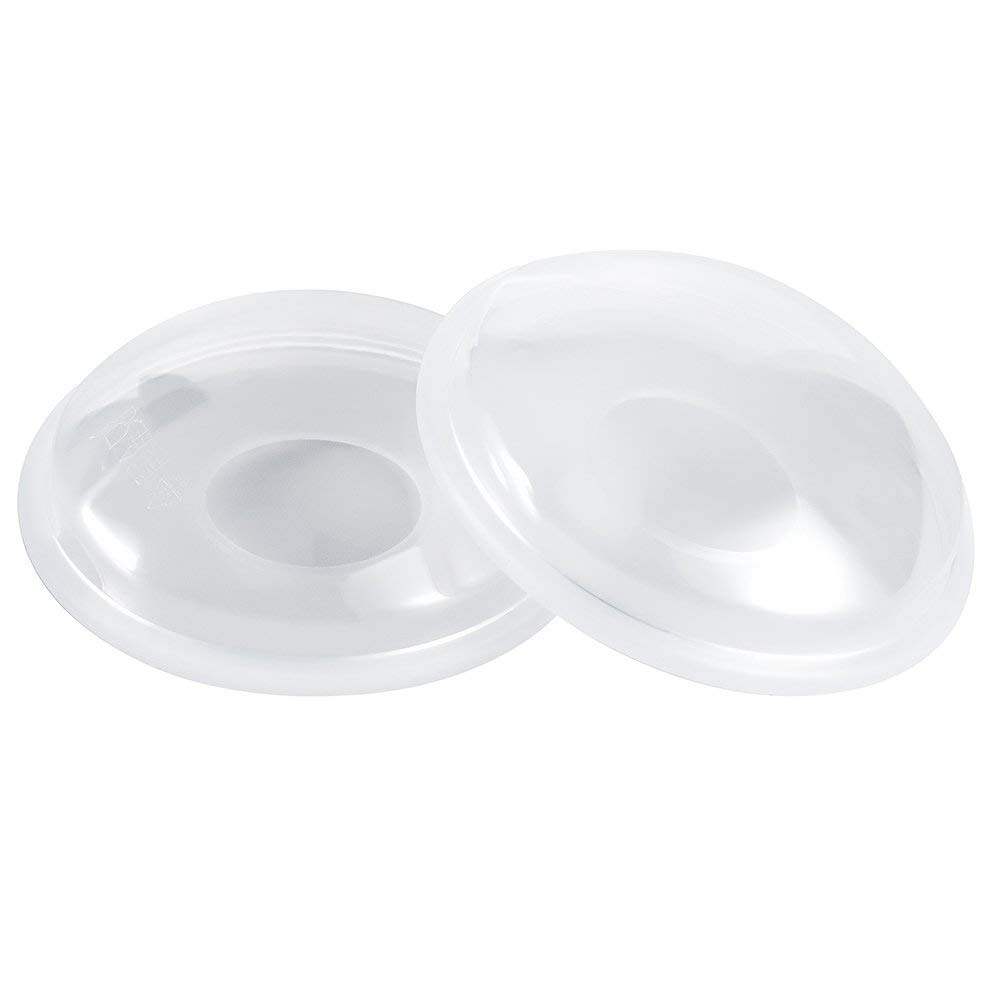 

Breast Shells,Nursing Cups,Milk Saver,Breast Milk Collection,Protect Sore Nipples,Soft and Reusable, Food Grade Silicone,BPA-Free,2-Pack, White
