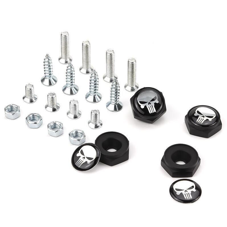 ANTI-THEFT LICENSE PLATE FRAME SECURITY Bolts STAINLESS AUTO JEWELRY Range Rover