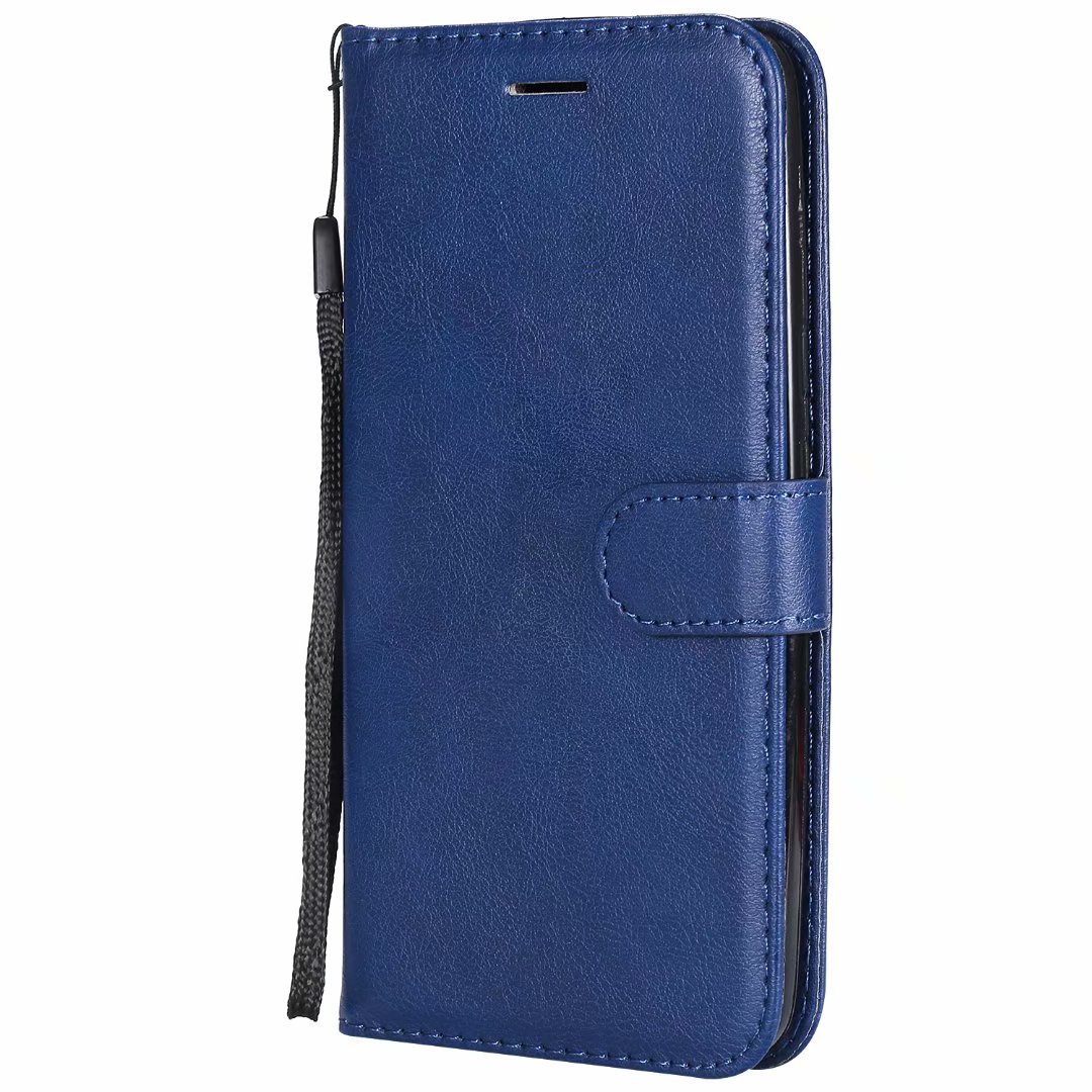 

Wallet Cell Phone Cases For Motorola Moto X Style Flip back Cover Pure Color PU Leather Mobile Bags Coque Fundas, Black