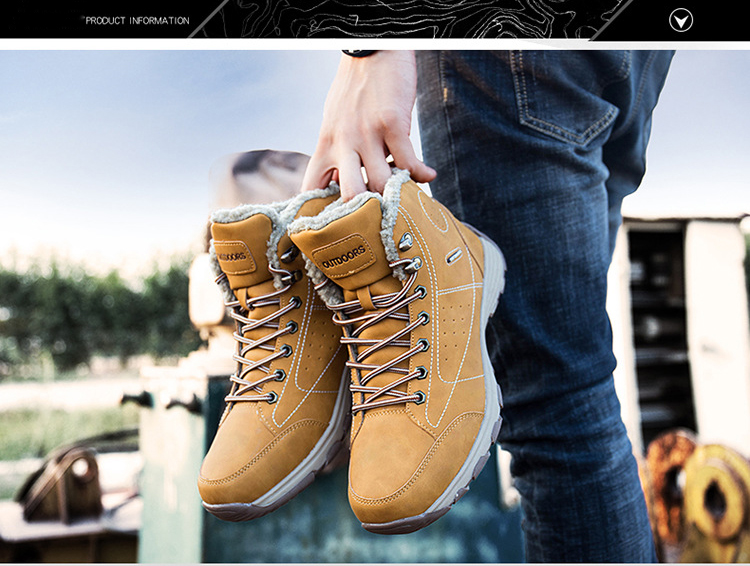 2019 New Arrival Classics Style Men Hiking Shoes Action Leather Men Athletic Shoes Outdoor Jogging Fast Free Shipping