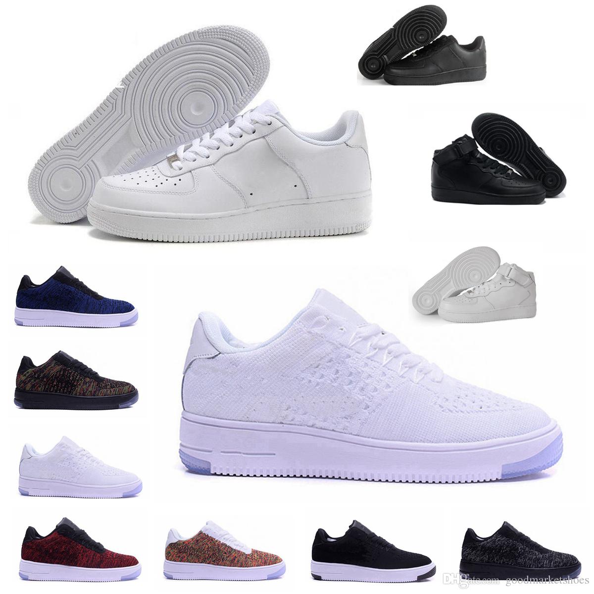 

Classical style Men Womens For 1 One Running Shoes Famous Trainers Sports Skateboarding Shoes White Black Eur 36-45