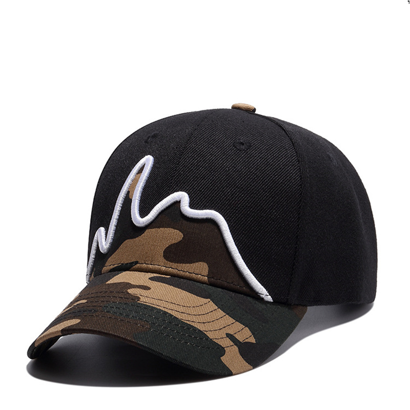 Nouveau 2017 Mode Coton Marque de haute qualité Casquettes Cool imprimer Camouflage Casquette de Baseball garçon Hip-Hop Chapeaux Pour Hommes Fem