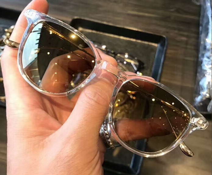 

Square Titanium Sunglasses Clear frame Brown Shade Sonnenbrille unisex square Sunglasses Eyewear New with Box