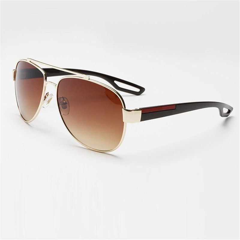 

Cubojue Brand Mens Sunglasses Women Aviation Sunglass Male Gold Black Grey Sun Glasses for Man Frog Unisex Pilot