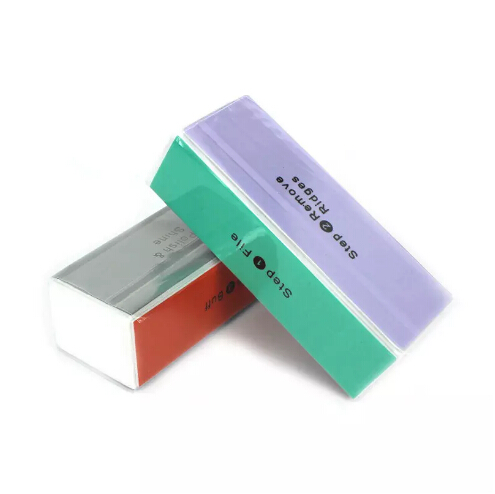 

1pcs Retail Nails Buffer Files 4 Sides 9cmx3cm Block Pedicure Manicure Buffing Sanding Nail Art Tools For Makeup