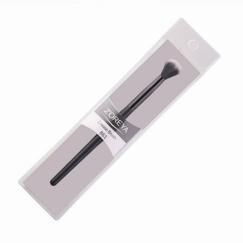

ZOREYA Brand 1pc Eye Makeup Brush Black Crease Make Up Brushes Soft Synthetic Hair Portable Eye Makeup Tools Travel Cosmetic Brush