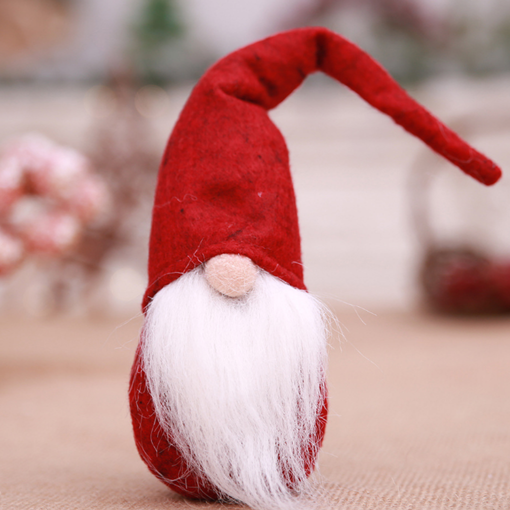 

Hot Christmas Tree Doll Xmas Small Santa Gnome Tumbler Toy Hang Decoration Wizard Desk Fluffy Enchanter Festival Holiday Gift