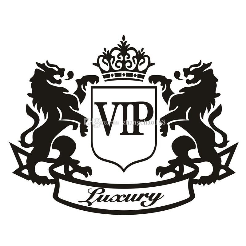 

Lions vip luxury car body stickers classic gentlemen style CA-3011, Silver