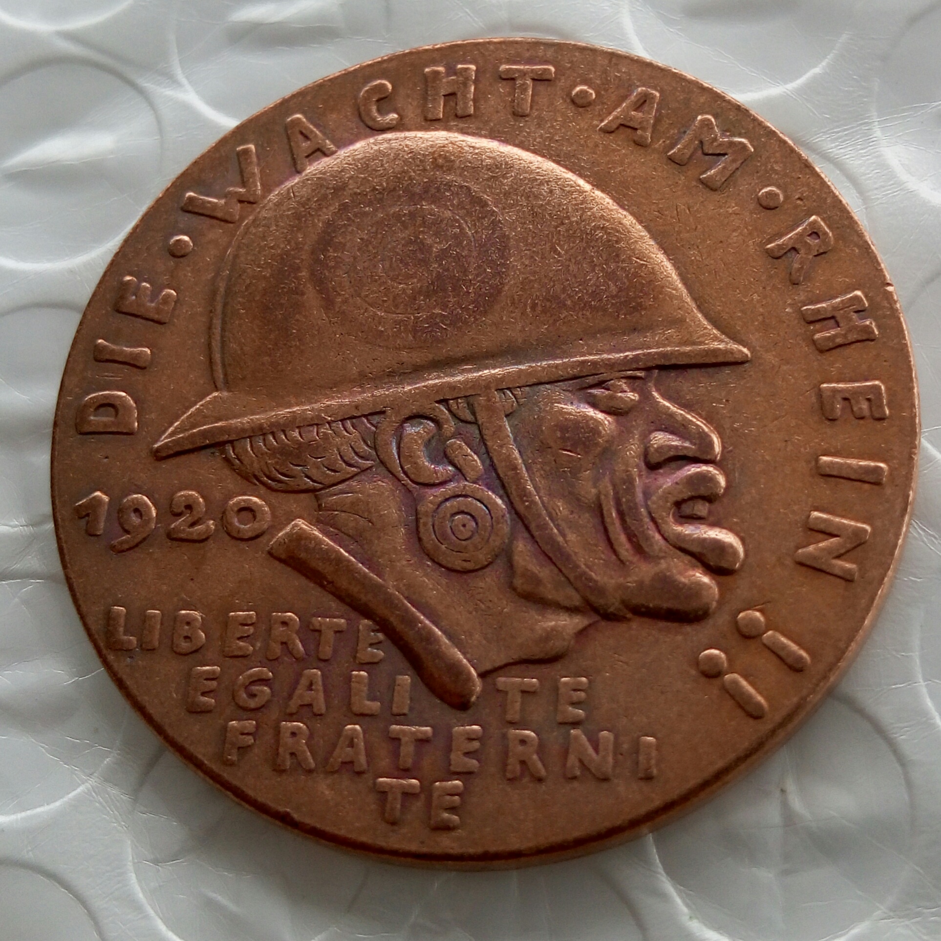 

Germany 1920 Commemorative Coin The Black Shame Medal 100% Copper Rare Copy Coin