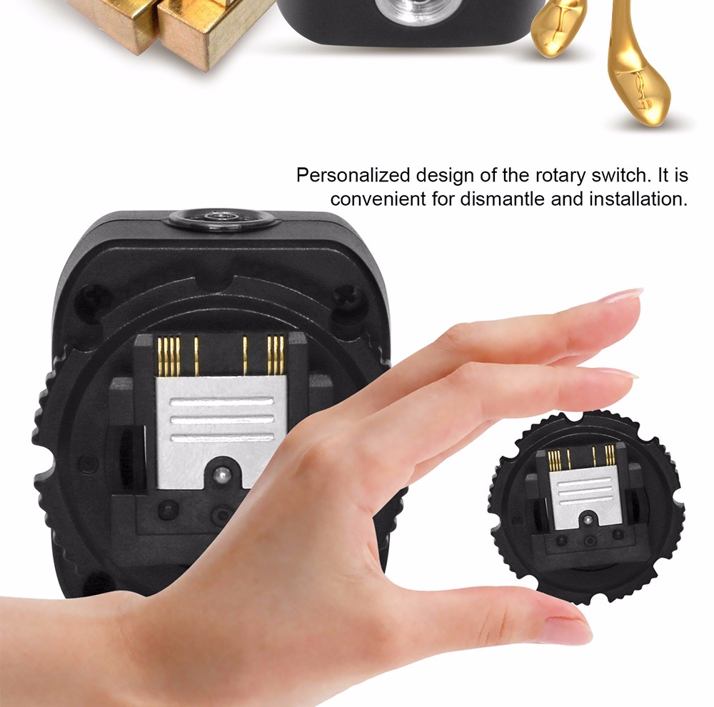 2020 Wholesale TF 334 Flash Hot Shoe Adapter For Sony Mi A7 A7R A7S II