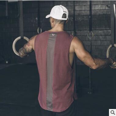 

Gyms Clothing Bodybuilding Tank Top Men Fitness Singlet Sleeveless Shirt Cotton Muscle Guys Brand Undershirt for Boy Vest, Black