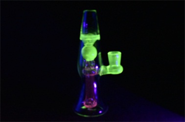 

smoking pipe ot Sale Lava Lamp 8 Inch Dab Rig Percolator Bongs 14mm Female Joint
