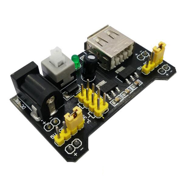 

Free shipping!10pcs/lot MB102 Breadboard Power Supply Module 3.3V 5V For Arduino Board C01FC020000 3.3V/5V