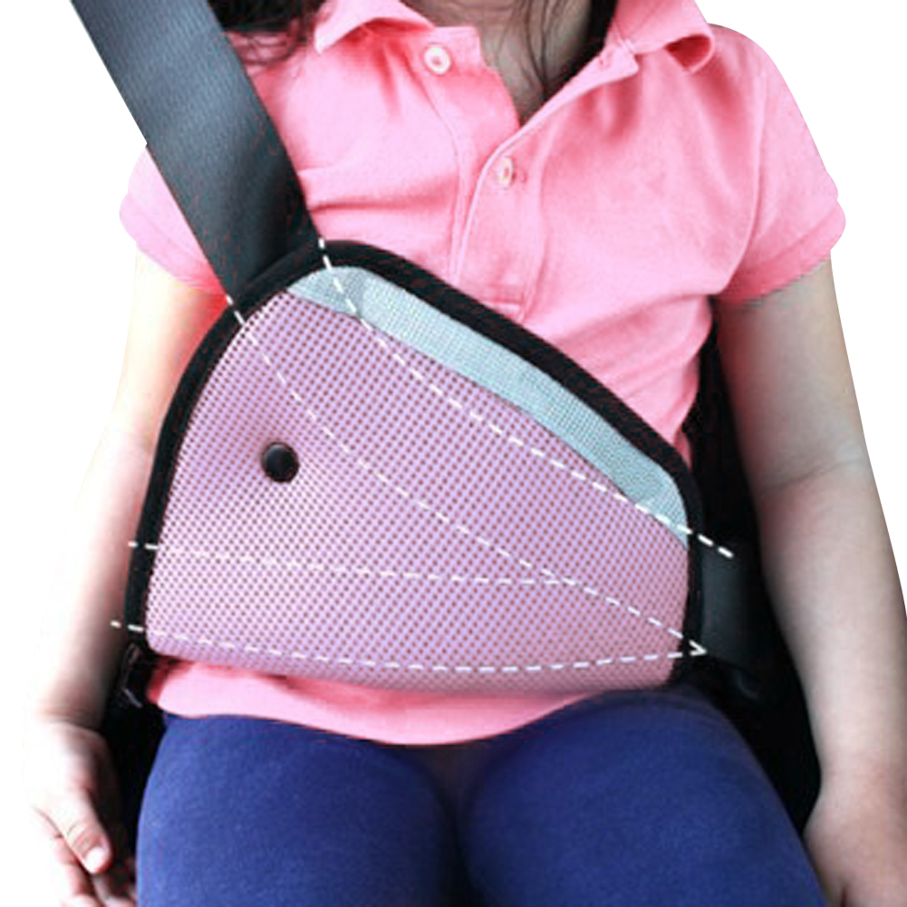 

Car Safety Seat Belt Padding Adjuster For Children Kids Baby Car Protection soft pad mat Safety seat belt strap cover4 Color