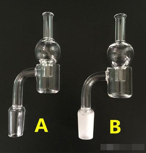

4mm Thick Flat Top XL Club Quartz Banger Nail 20mm OD Female male with Ball Carb Cap For Glass Bongs Oil Rigs