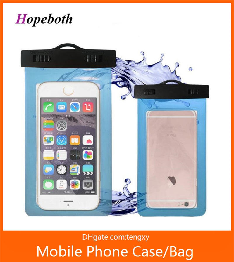 

Luminous Waterproof Mobile Phone Bag with Strap Dry Pouch Cases Cover for Samsung Galaxy for iPhone 6S Plus X cover Case, Mixed color