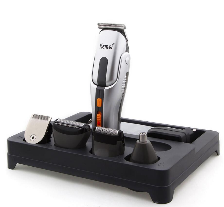 All in one 5 in 1 rechangeable head electric hair clipper man grooming kit body hair trimmer shaver nose beard trimmer groomer tool