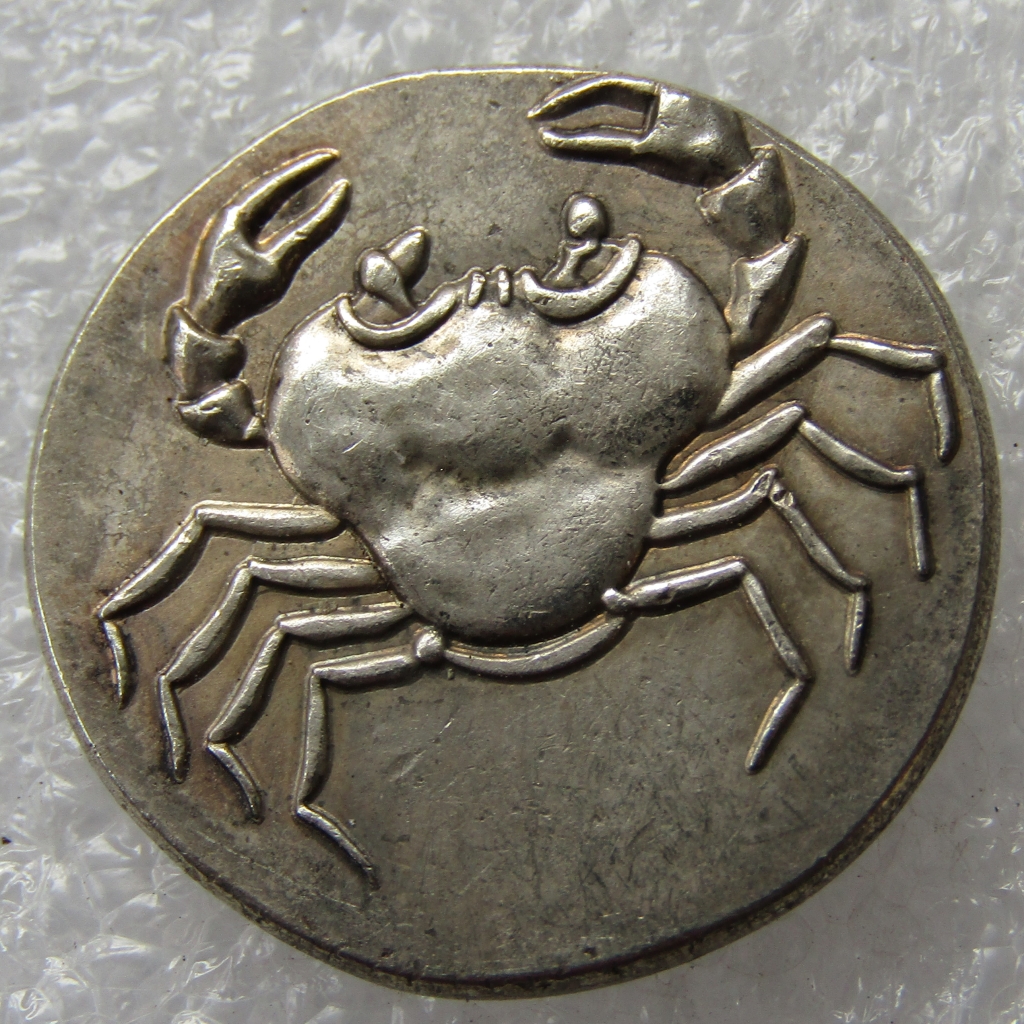 

G(35) Ancient Greek Silver Tetradrachm Coin From Akragas Sicily - 450 BC Copy Coins wholesale
