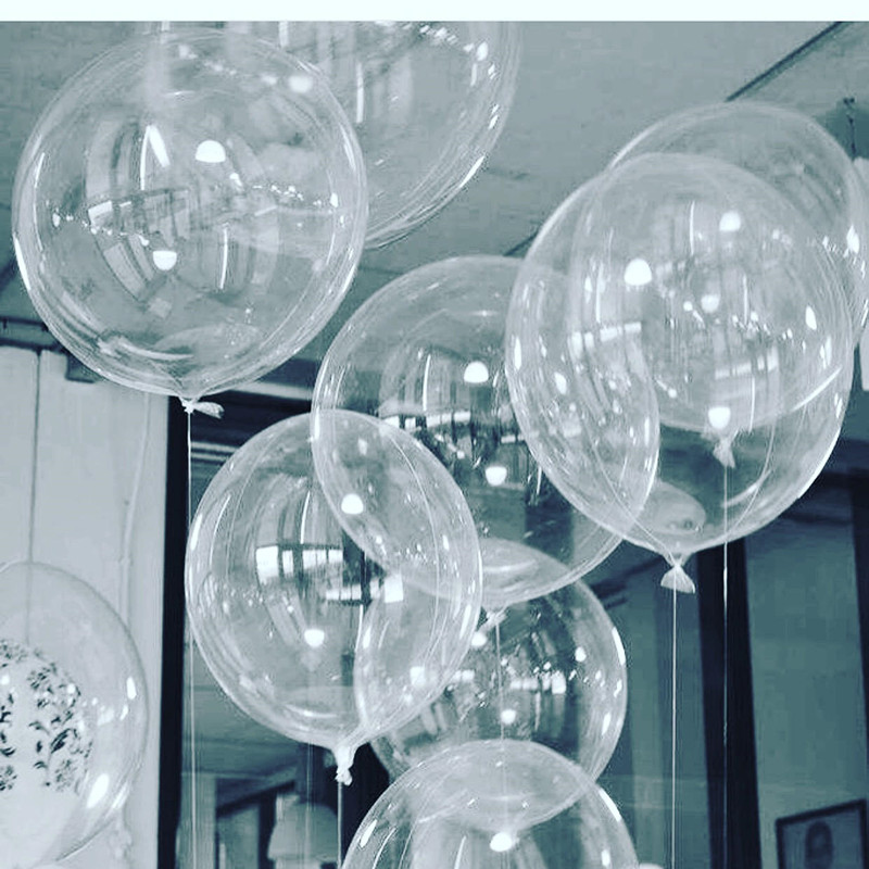 clear balloons bulk