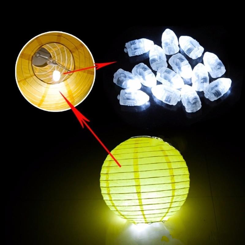 

New 2016 50pcs Waterproof LED Light For Paper Lantern Ballon Christmas Wedding Party Decor Hot Sale
