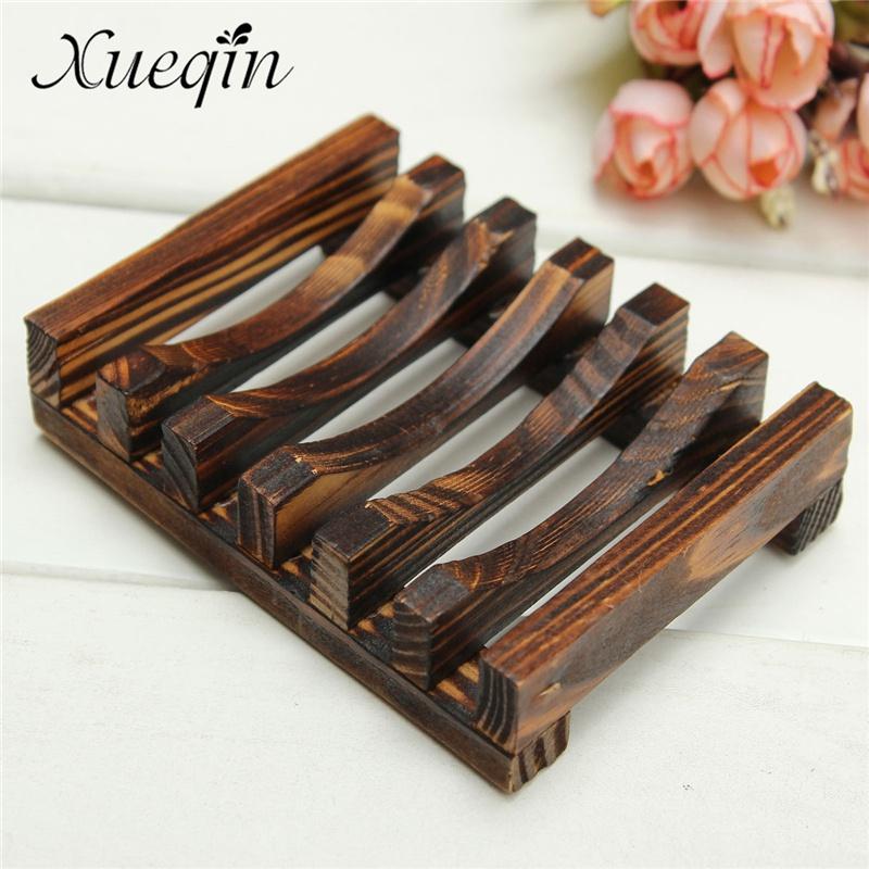 

Handmade Wooden Bathroom Wood Soap Dish Box Container Kitchen Tub Sponge Storage Cup Rack Soap Holder