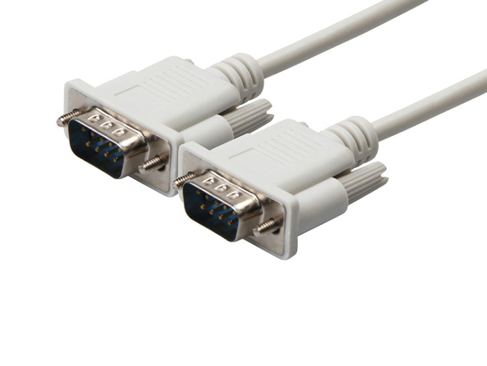 RS232 DB9 9 Pin Serial Female to Female Port Extension Converter PC Cable BS