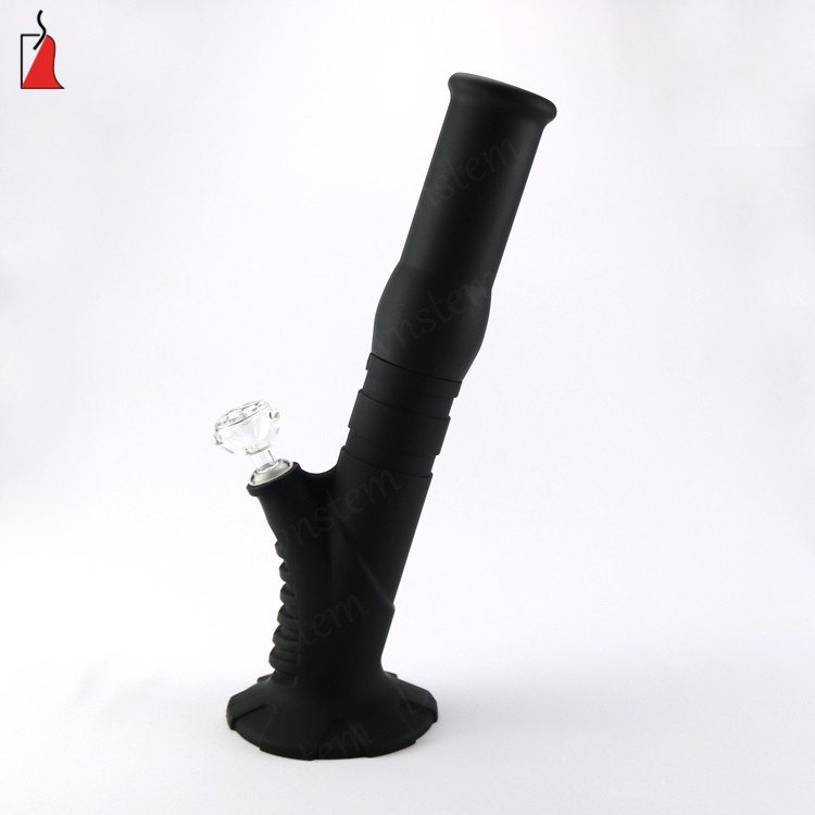 

Blown smoke screens wax bubbler long shape water bong smoking water pipe wholesale glass water bong large custom smoking bong