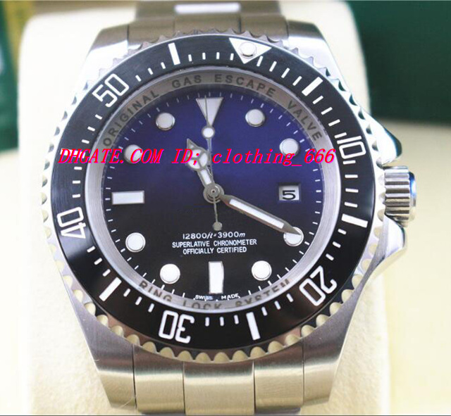 

Luxury Watches High Quality 2 Colors Stainless Steel Bracelet 44mm Ceramic 116660 Warranty MINTY Automatic Men's Watch Wristwatch, Silver