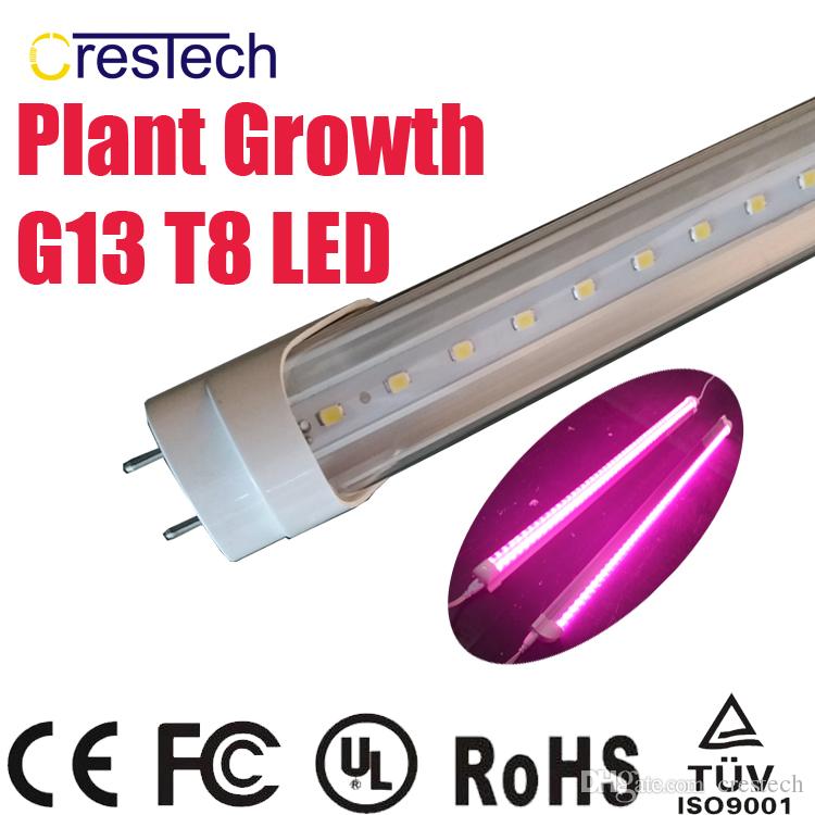 2ft 3ft 4ft LED Grow Light Full Spectrum T8 Tube Lamp Indoor Plant Greenhouse