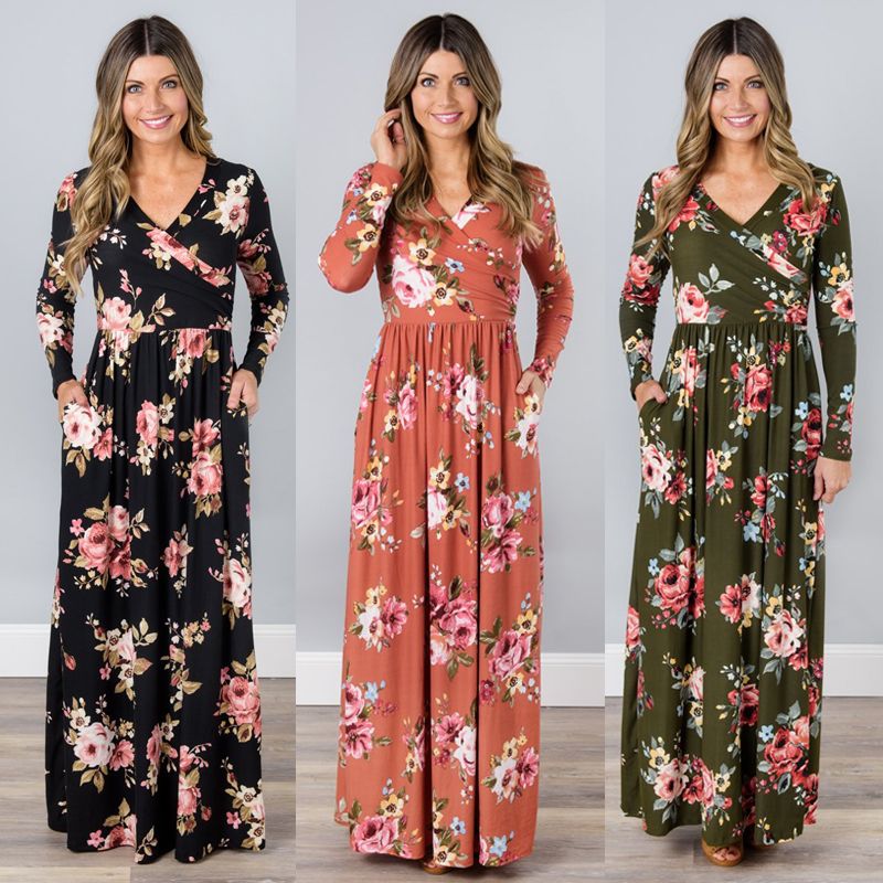 vintage hippie maxi dress