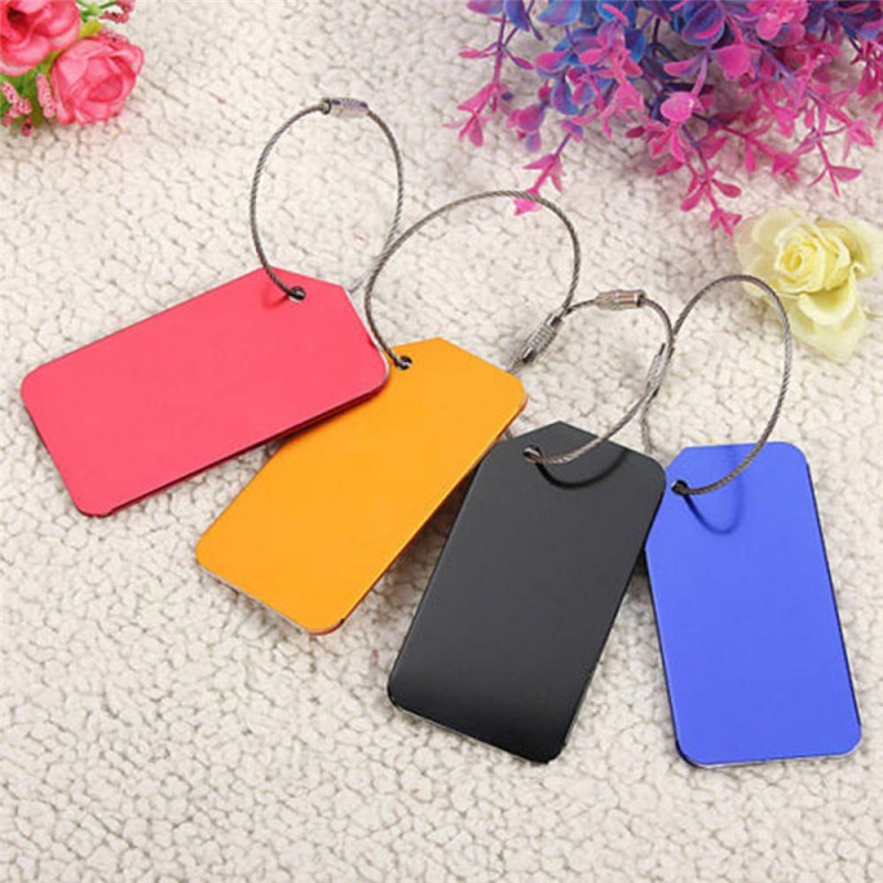 

Fashion Silicone Round Travel Luggage Tags Baggage Suitcase Bag Labels Name Address
