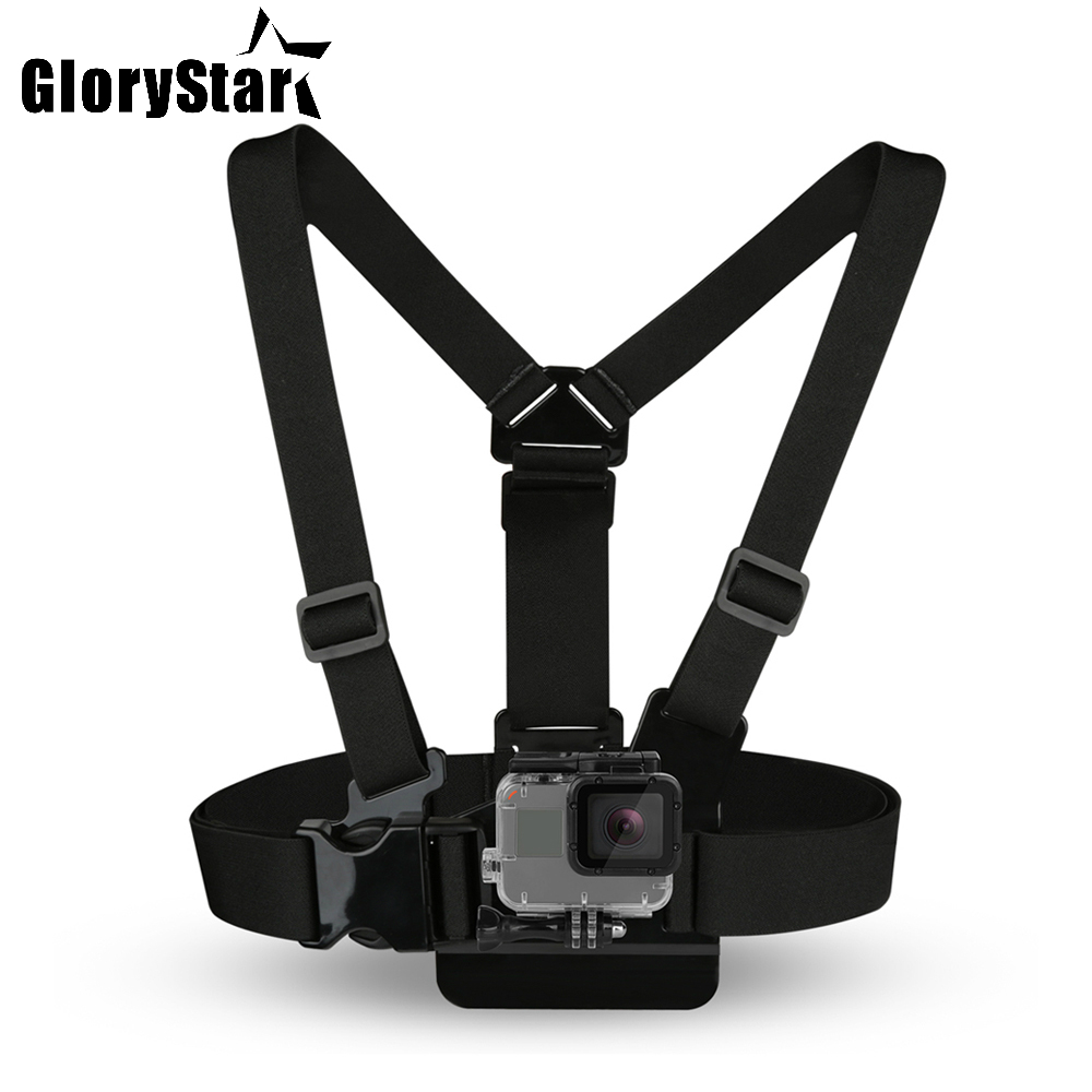 

Chest Strap mount belt for Gopro hero 5 4 Xiaomi yi 4K Action camera Chest Mount Harness for Go Pro SJCAM SJ4000 sport cam fix dji osmo