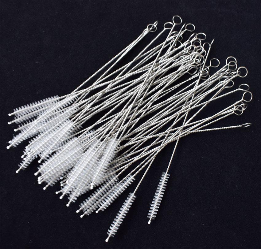 

High quality 100X Pipe Cleaners Nylon Straw Cleaners cleaning Brush for Drinking pipe stainless steel pipe cleaner