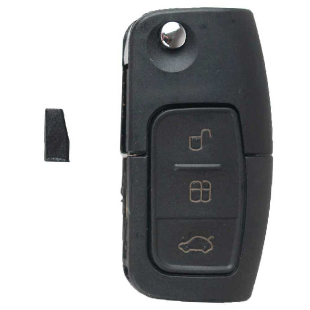 Car-styling 3 Buttons Flip Key Fob Transponder Chip 433/315 MHz For Ford FOCUS MONDEO TRINSIT-image-415278479