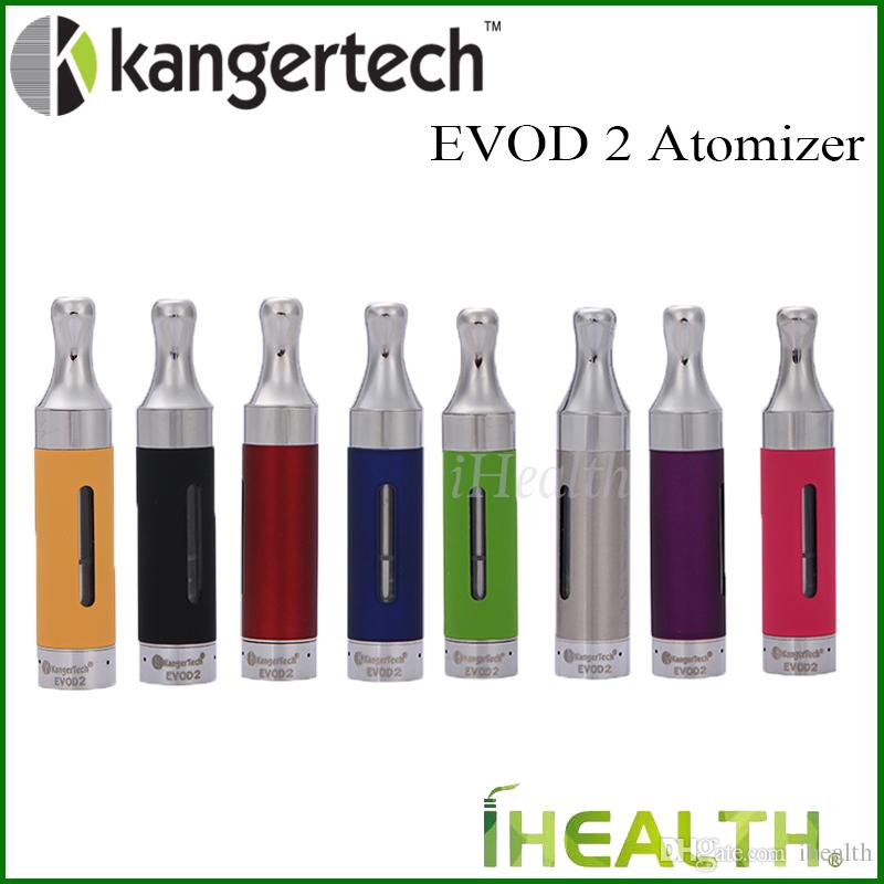 

Kanger EVOD 2 Atomizer 1.8ml capacity eGo Thread Bottom Dual Coil Tank EVD 2 Clearomizer 100% Original