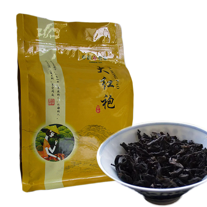 

250g Chinese Organic Black Tea Top Grade Da Hong Pao Big Red Robe Oolong Red Tea Health Care New Cooked Tea Green Food Factory Direct Sales