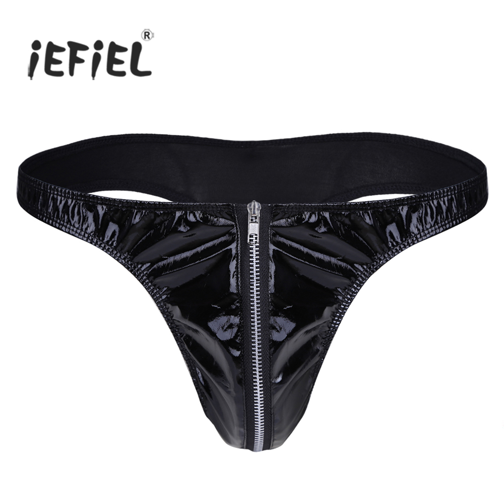 slip en cuir pour homme