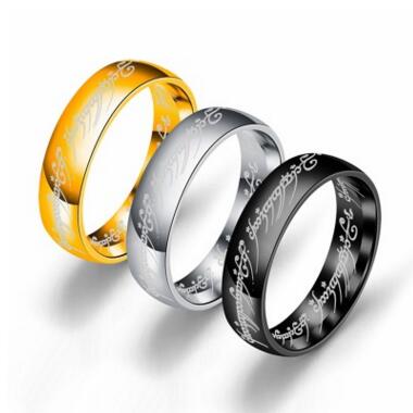 La Saint-Valentin Couple Anneaux en Acier Inoxydable Fiançailles Argent cubique zircone Band Taille 6-11