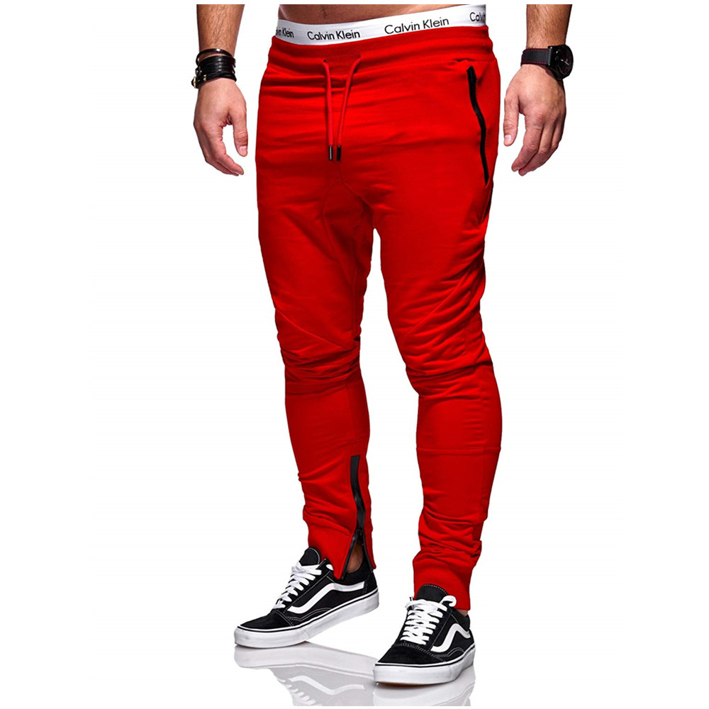 

2018 Newest Mens Sweatpants Autumn Winter Man Gyms Fitness Bodybuilding Joggers workout trousers Male Casual cotton Pencil Pants, Black