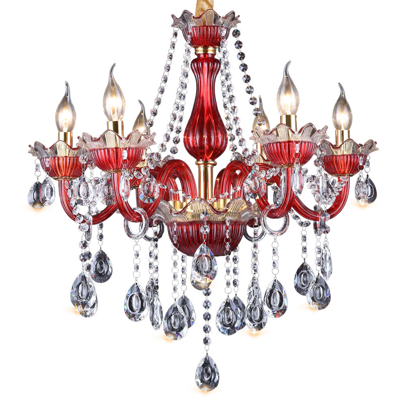 

Traditional Design Crystal Chandelier Light E14 6 8 12 15 18 light High Quality K9 Chandelier for hotel dining room chandeliers china