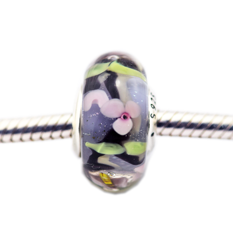 Enchanted Garden Charm Murano Glass Beads For Woman DIY Jewelry Making Silver Charms Fit Original 925 Silver Charms Bracelets & Bangle-image-411367651