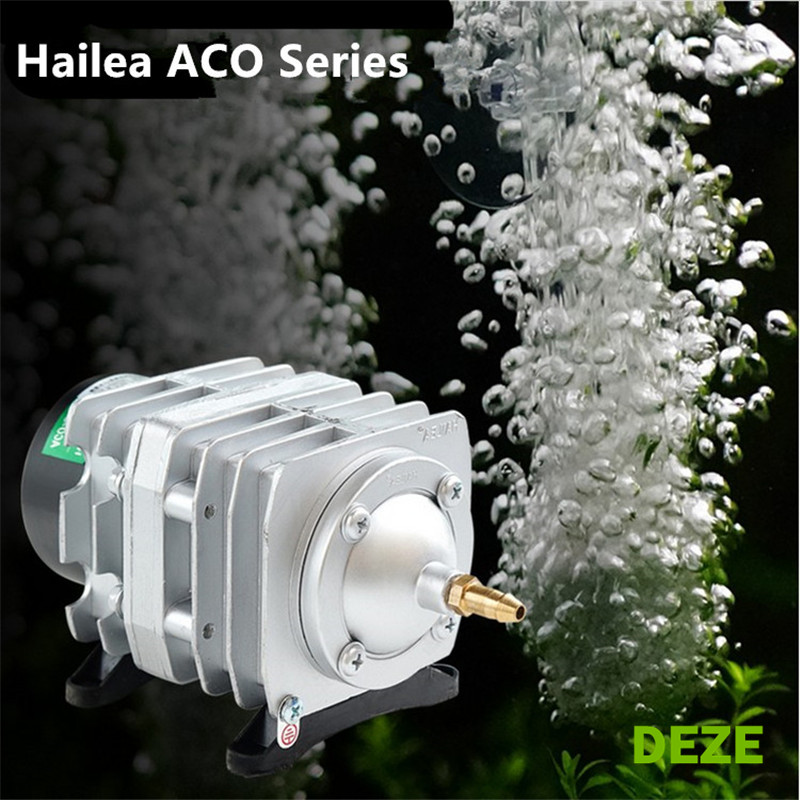 

new hailea aco208 308 318 25w 85w aquarium air pump pond electromagnetic air compressor pump fish tank bubble air pump pond aerator