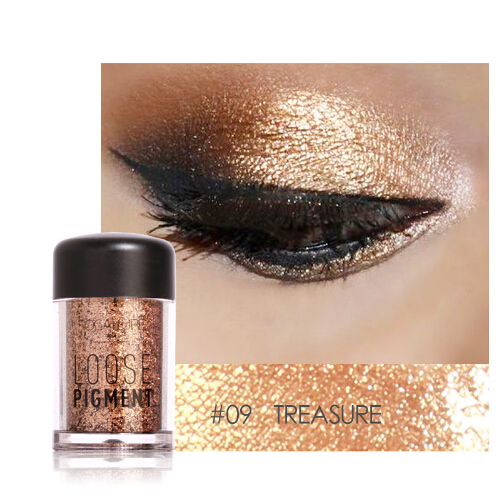 

High Quality Glitter Eyeshadow Waterproof Loose Shimmer Eyeshadow Pigment 3D Nude Metallic Eye Shadow Makeup Cosmetics