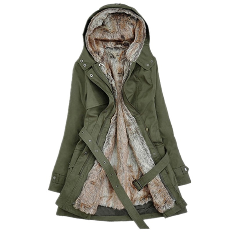 Women Winter Jacket 2018 Casual Ladies Basic Coat Warm Long Sleeve Women Parkas