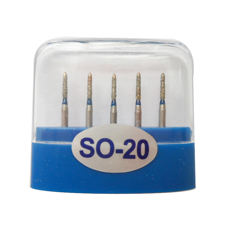 

1 Pack(5pcs) SO-20 Dental Diamond Burs Medium FG 1.6M for Dental High Speed Handpiece Many Models Available