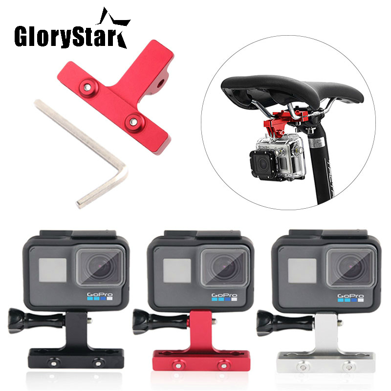 31.8mm Bike Clip Holder Camera Handlebar Seat Mount Clamp for GoPro Hero5//4