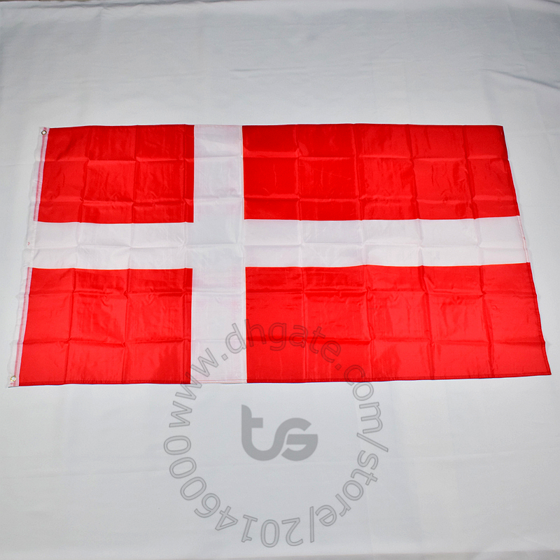 

Denmark / Danish national flag Free shipping 3x5 FT/90*150cm Hanging National flag Denmark / Danish Home Decoration flag banner