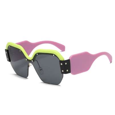 

Fashion Oversized Square Clear Lens Sunglasses Women Steampunk Sun Glasses Retro Goggles Ladies Vintage Eyewear